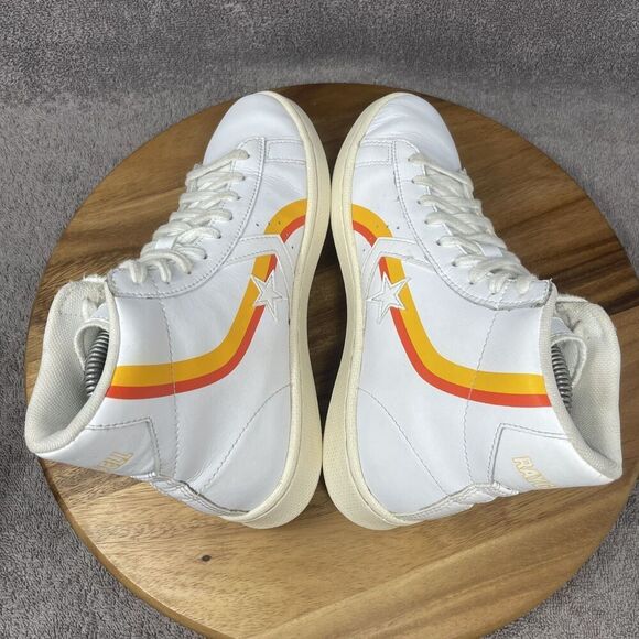 Converse x Roswell Rayguns Sneakers Women's Size 7 271198C Leather HI White - Picture 5 of 9